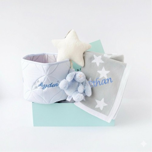 New Nursery Gift Box - Blue Star