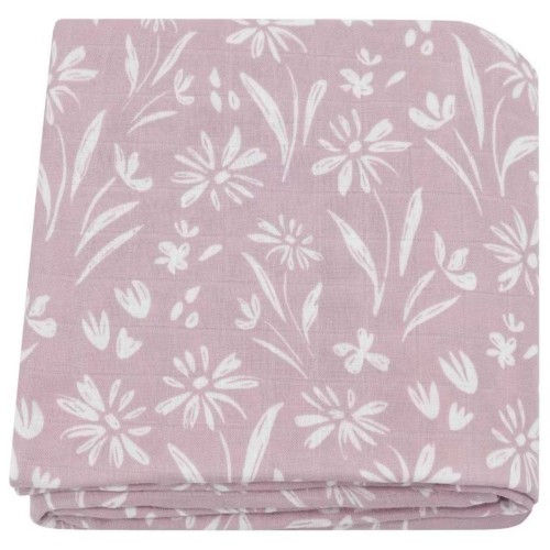 Bamboo Swaddle - Pink Wildflower