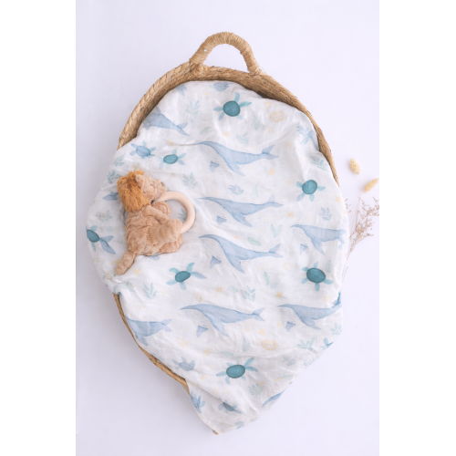 Bamboo Swaddle - Under the Sea