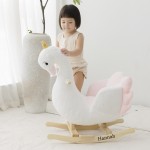 Swan Plush Rocker