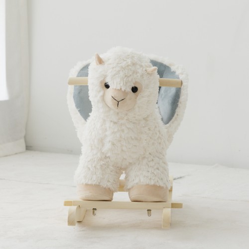 Alpaca Plush Rocker