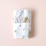 Bamboo Cotton Muslin Swaddle - Springtime Forest (Out of Stock)