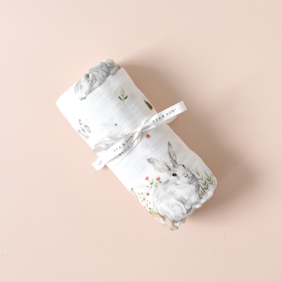 Bamboo Cotton Muslin Swaddle - Springtime Forest (Out of Stock)