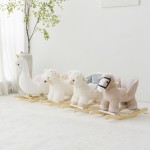 Swan Plush Rocker