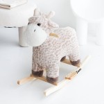 Bailey Giraffe Plush Rocker