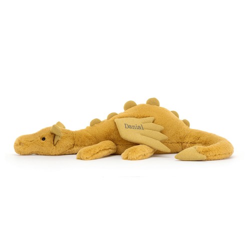 Jellycat Golden Dragon (Sizes Available)