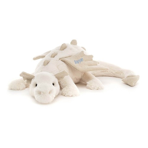 Jellycat Snow Dragon (Sizes Available)