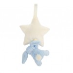 Jellycat Musical Pull - Bashful Blue Bunny Star (Out of Stock)